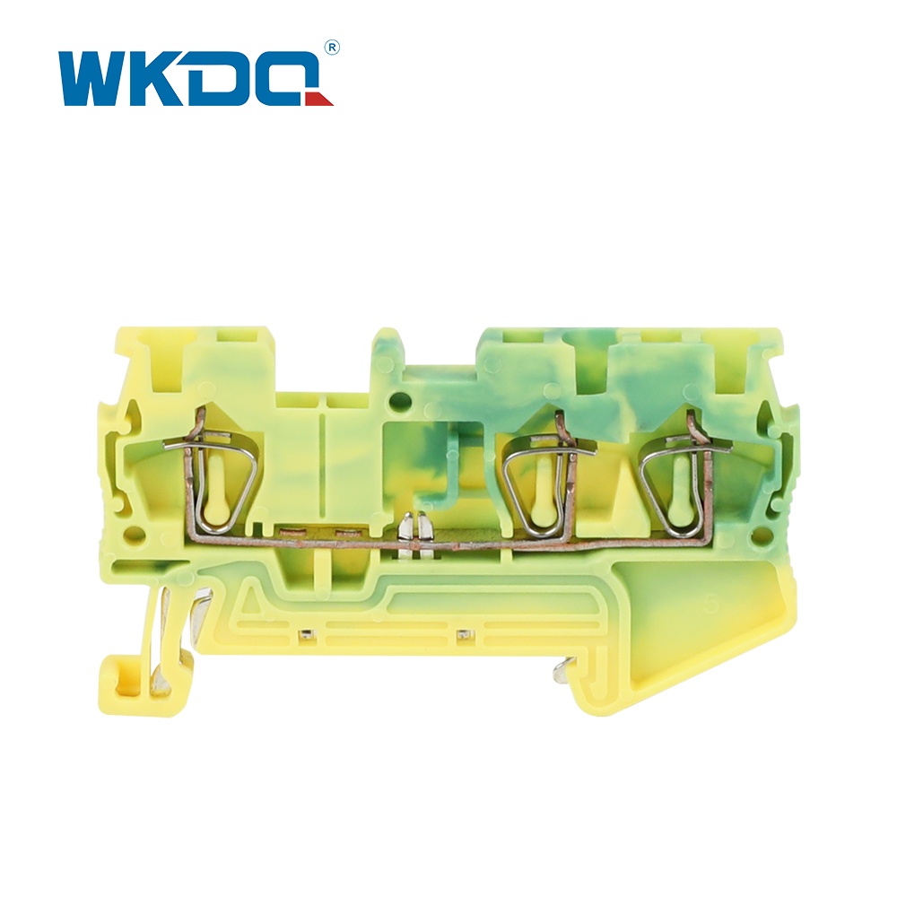 3 Points Spring type Earth Terminal Block