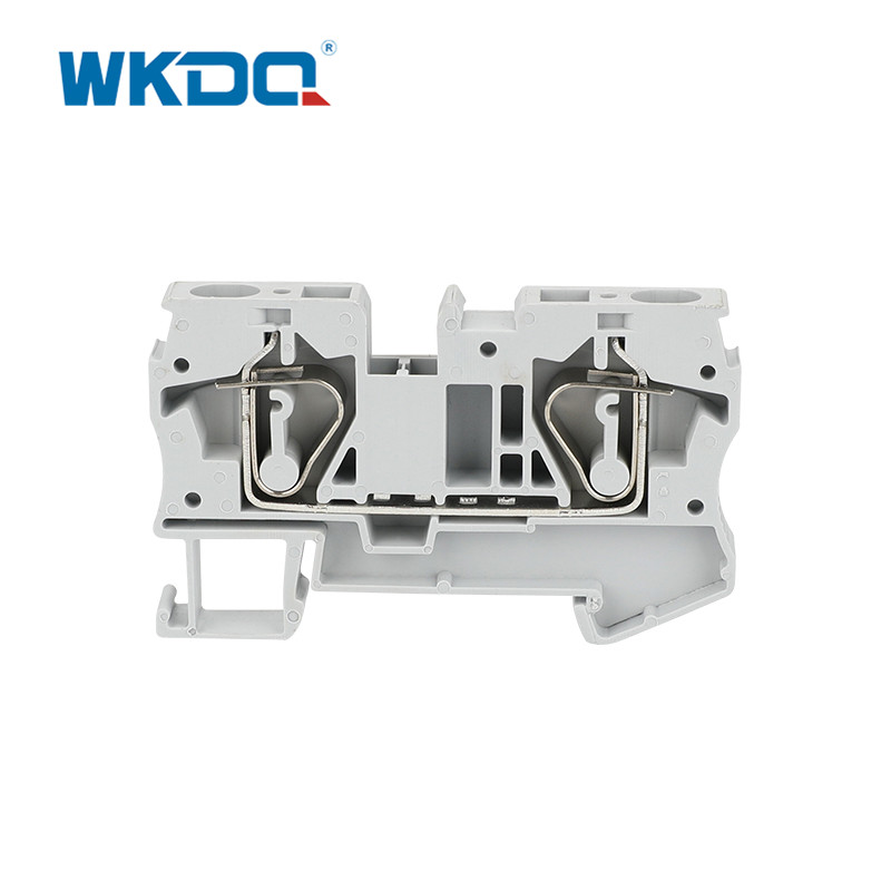Din Rail IEC 800V 57A JST 6 Spring Cage Terminal Block