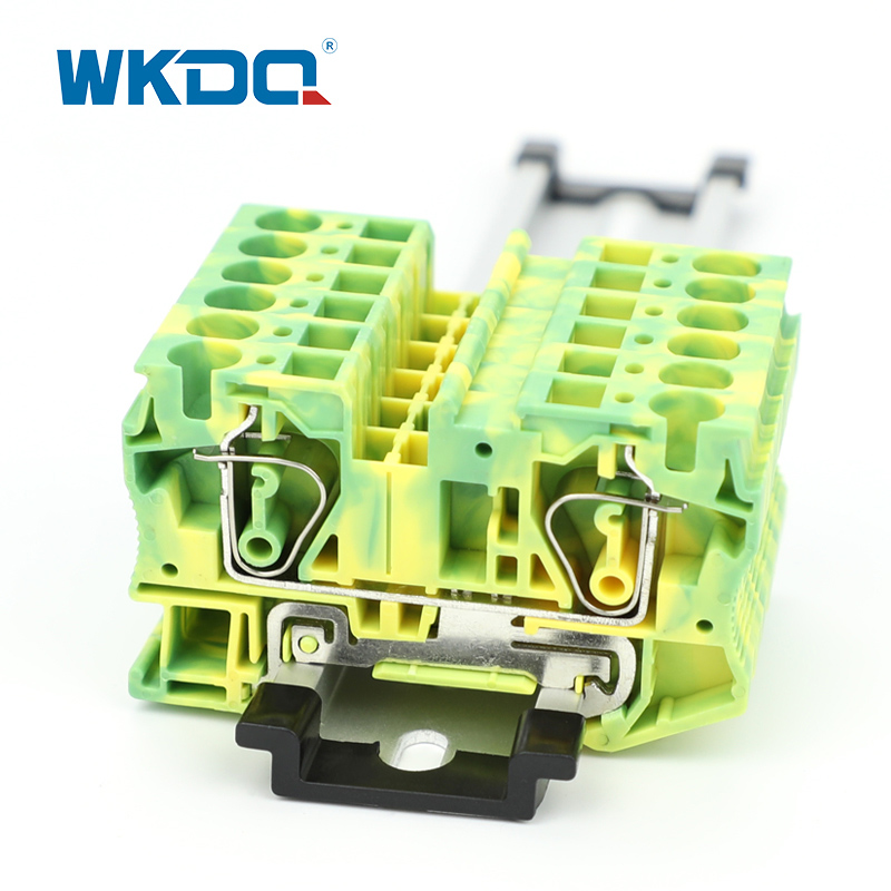 JST 6 PE Ground Spring Terminal Block