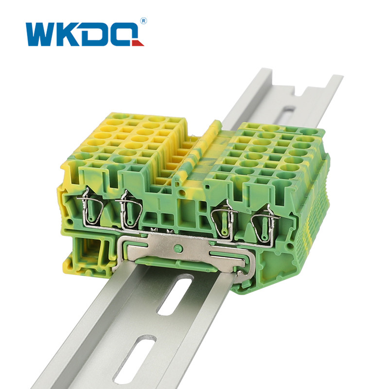 JST 2.5-QUATTRO-PE Spring Terminal Block , Spring Cage Connection Terminal Block CE Certificate