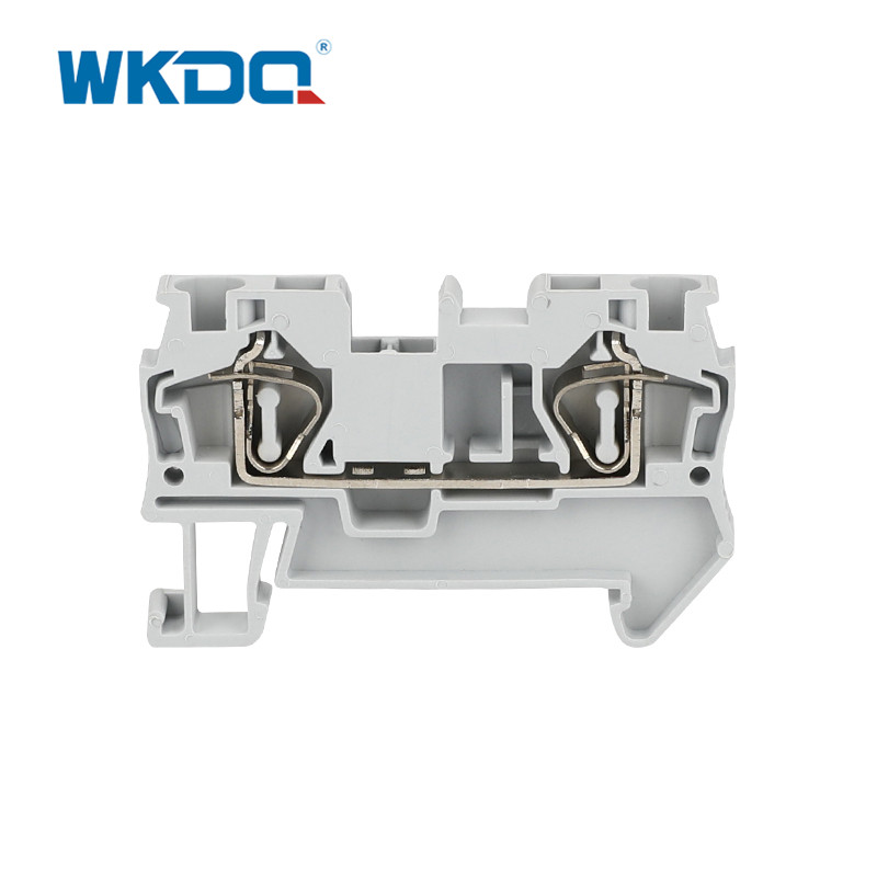 JST 4 Spring Terminal Block Connector Low Voltage Snap On Mounting