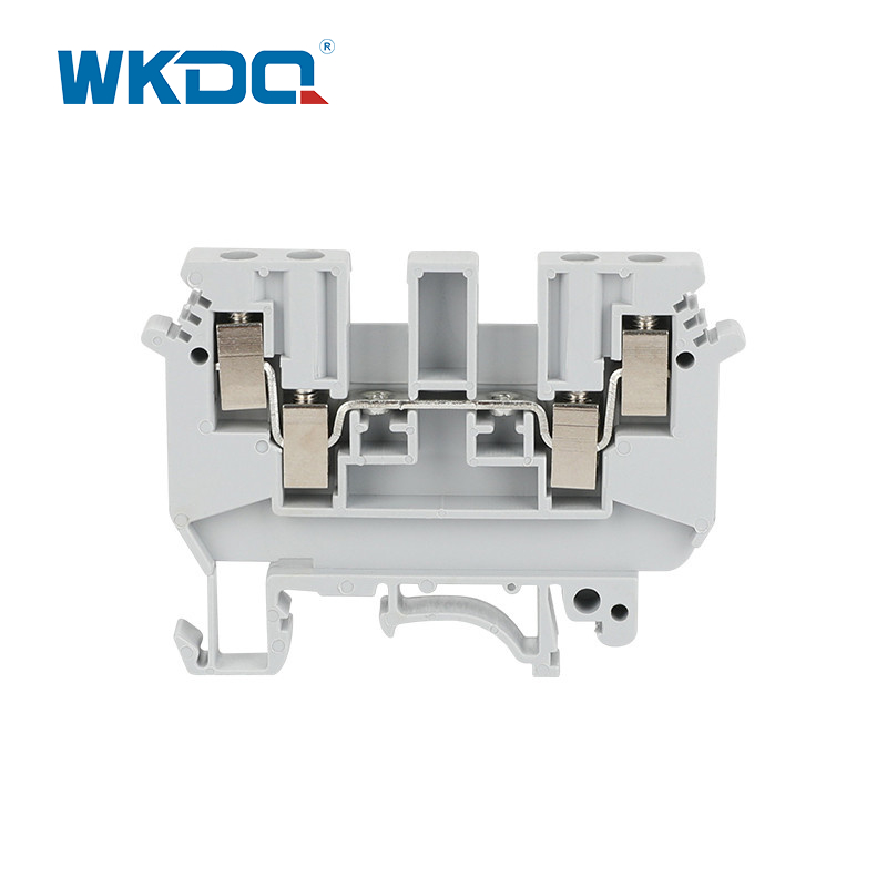 JUDK 4 Screw Terminal Block High Inflammability Class , Fused Terminal Block Common Packing
