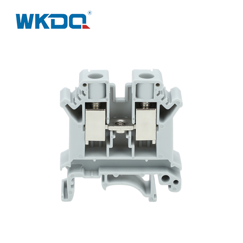 JUK 10N Screw Clamp Electrical Terminal Block DIN Mounted Type Switches Power Distribution