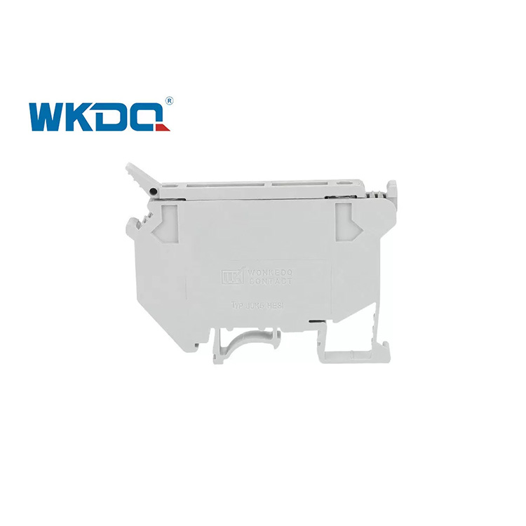 JUK 5-HESI Screw Terminal Block Connector Uk Series Rail Type Grey And Black Color