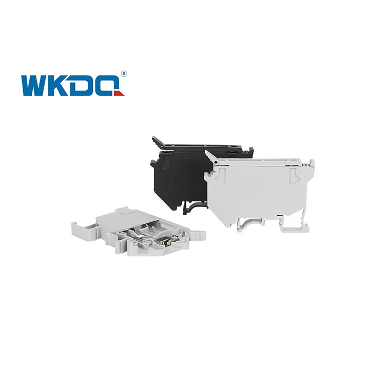JUK 5-HESI Screw Terminal Block Connector Uk Series Rail Type Grey And Black Color