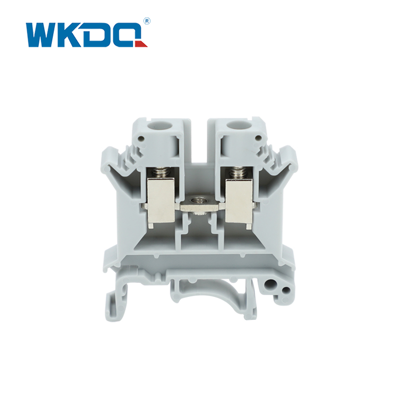 JUK 6N Din Rail Mounted Terminal Block Connector , Quick Connect Terminal Block UK Electrical Panel