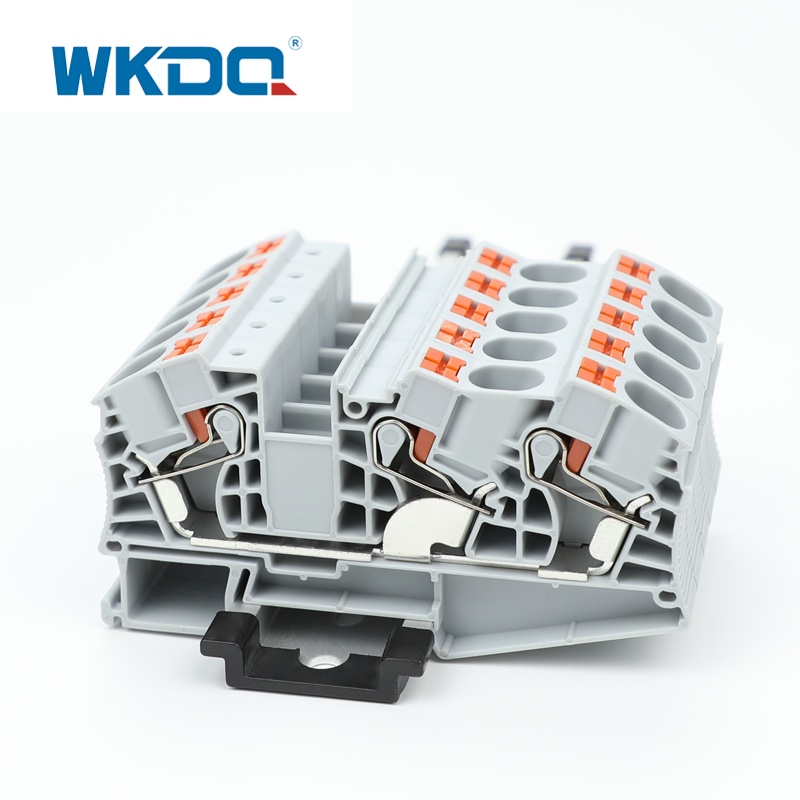 PT16-TW Ut Series Push in Screwless Multi Conductor Terminal Block