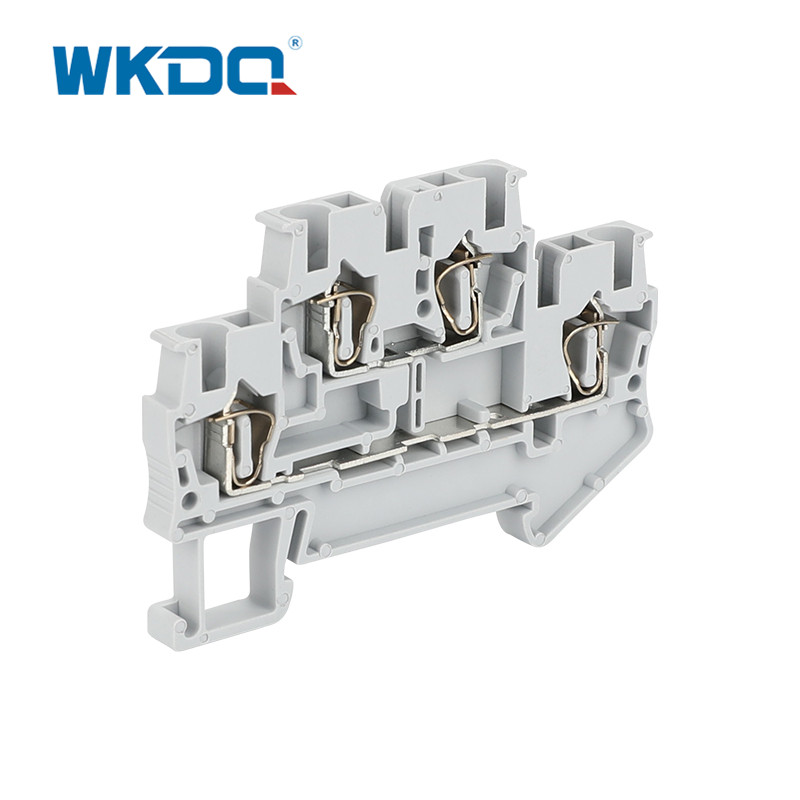 Two Layer Spring Terminal Blocks Multi Levels 4mm² IEC 60947-7-1